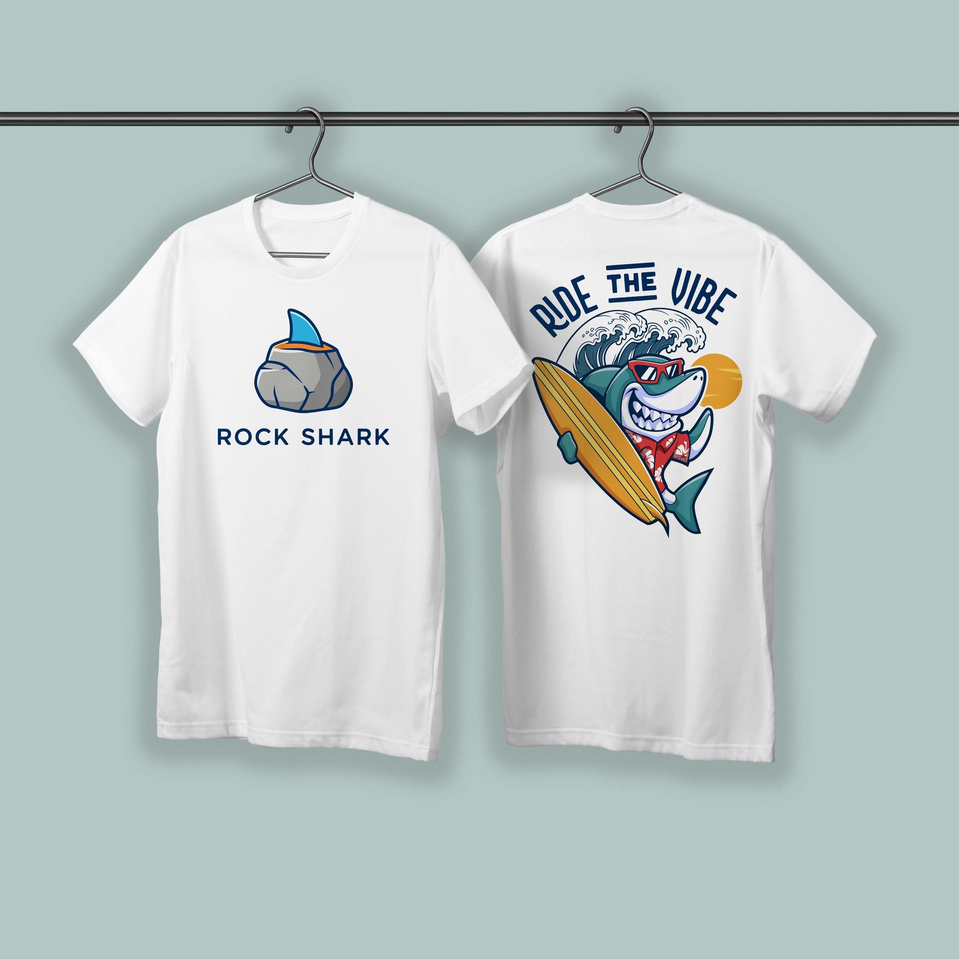 Rock Shark "Ride the glass vibe!" tshirt KIDS - PRE SALE IS LIVE!